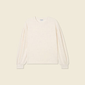 sweat manches longues ecru femme Sweat manches longues ecru femme