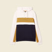 Sweat à capuche 1 poche ecru homme