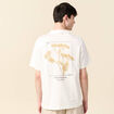 T-shirt manches courtes ecru homme