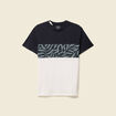 T-shirt manches courtes bleu marine homme
