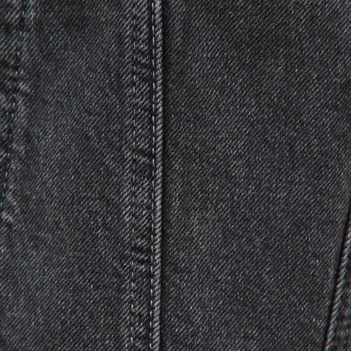 Veste oversize en jean denim gris femme