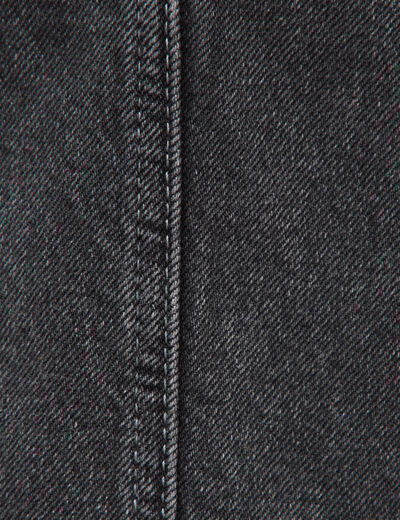 Veste oversize en jean denim gris femme
