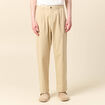 Pantalon chino à pinces sable homme