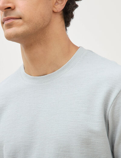 T-shirt manches courtes gris clair homme