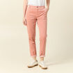 Pantalon chino velours côtelé rouge clair femme