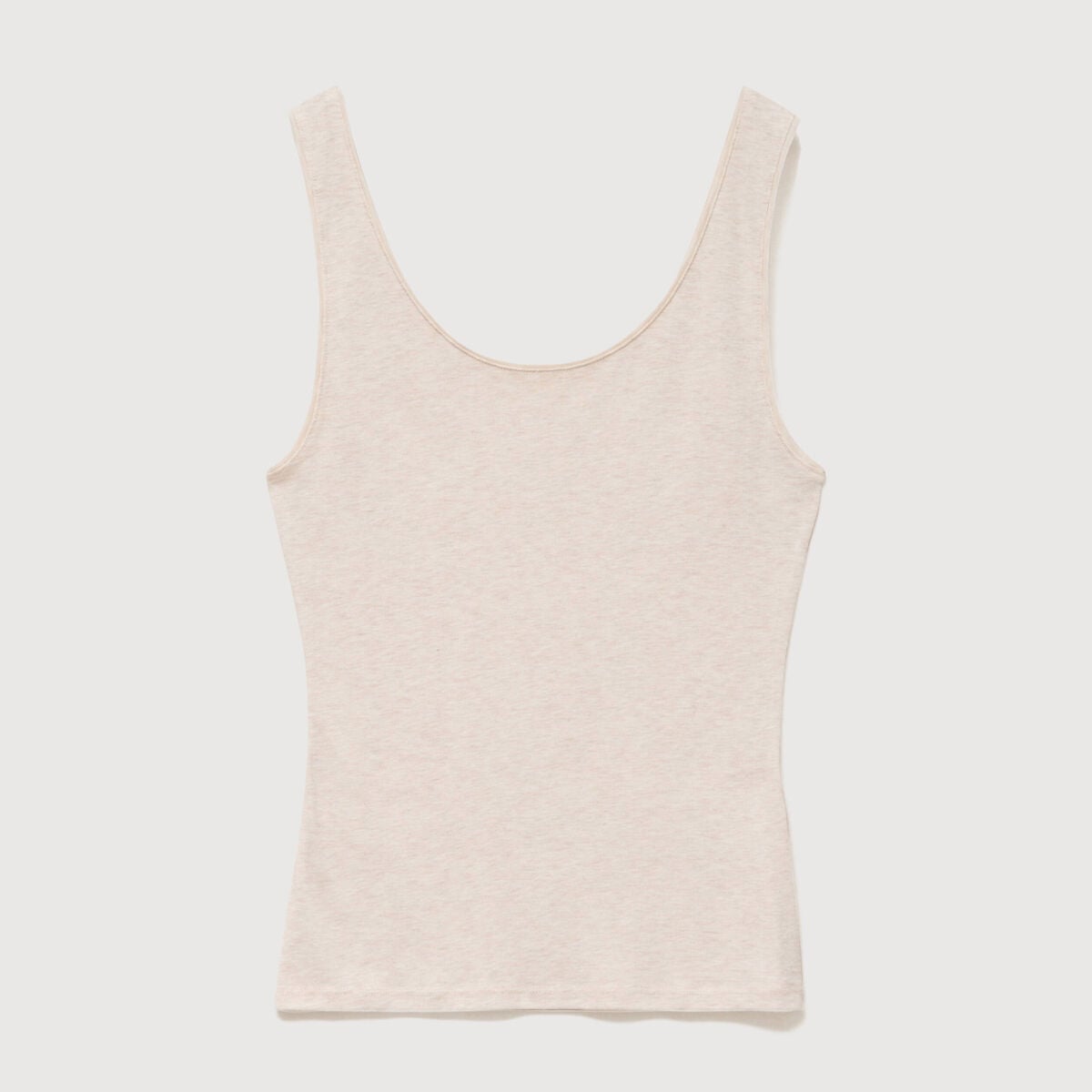D&eacute;bardeur cintr&eacute; col rond beige femme