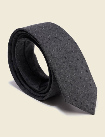 Cravate noir homme