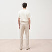 Chino coupe droite longueur 32 beige fonce homme