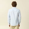 Chemise en coton manches longues bleu ciel homme
