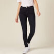 Jeans skinny taille haute denim blue black femme