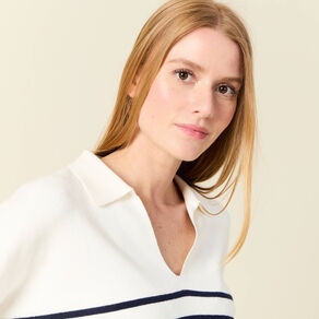 pull eco responsable ecru femme Pull éco-responsable ecru femme