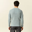 Pull manches longues vert foncé homme