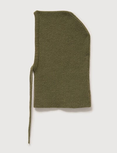 Cagoule vert kaki femme