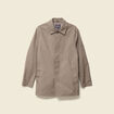 Trench en coton doubl&eacute; taupe homme