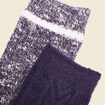 Lot 2 paires chaussettes bleu marine homme