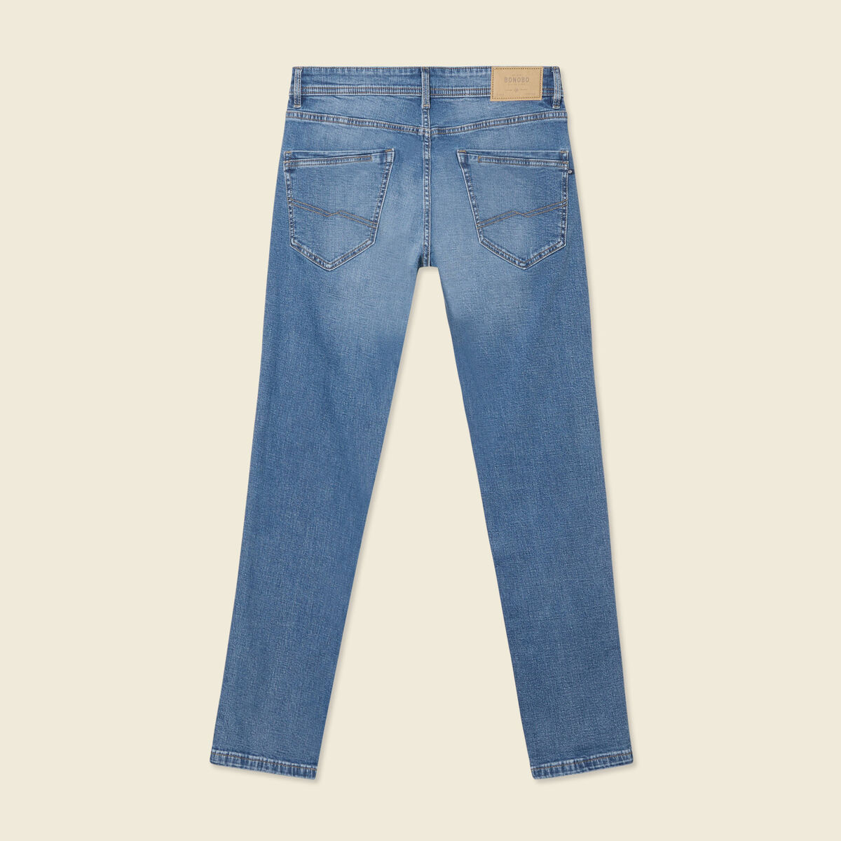 Jeans slim longueur 32 denim stone homme