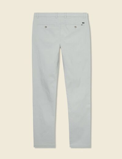 Pantalon slim Instinct chino bleu gris homme