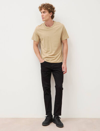 Jeans slim longueur 30 denim noir homme