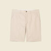 Bermuda droit gris homme