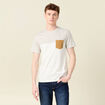 T-shirt manches courtes blanc homme