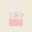 T-shirt éco-responsable rose pastel femme