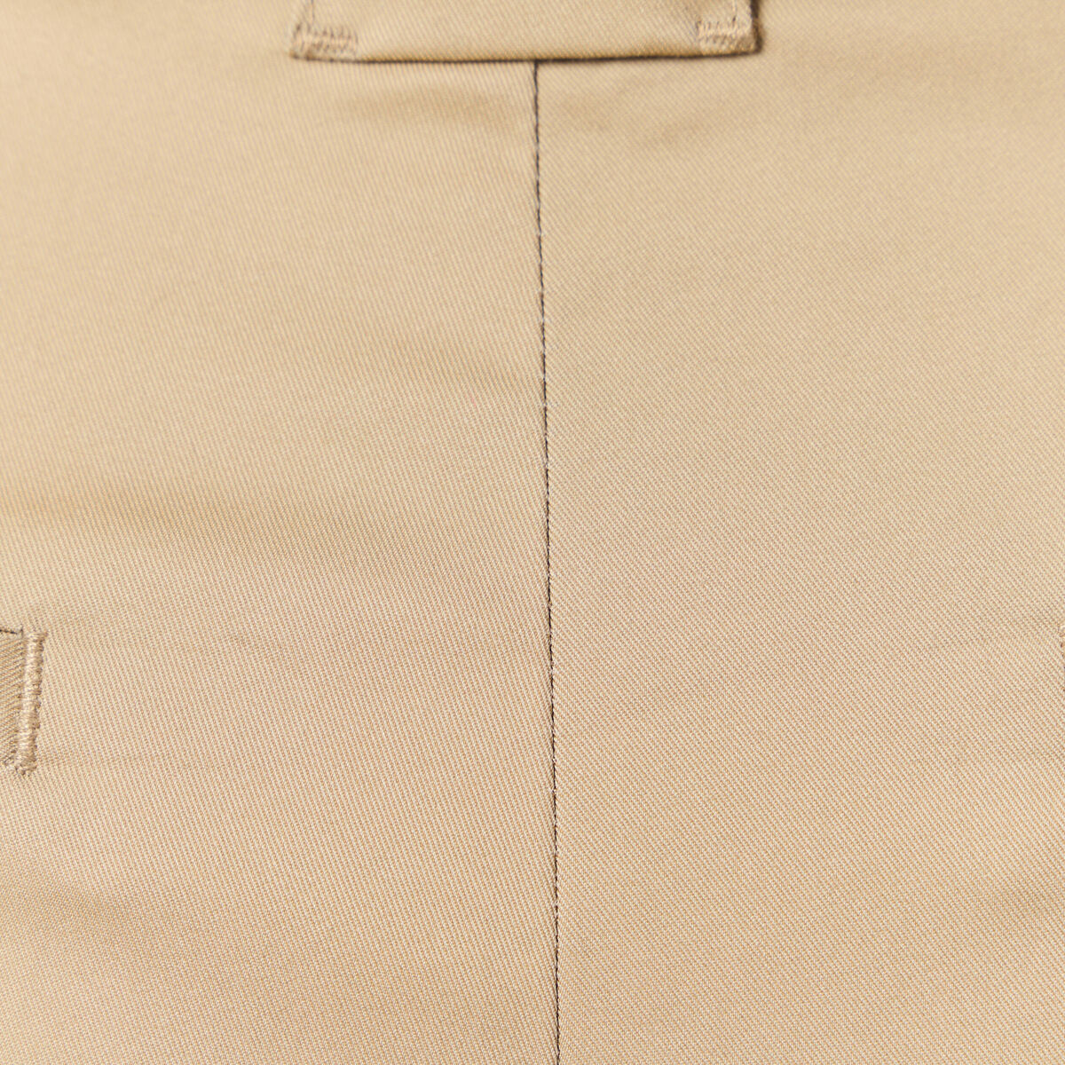 Pantalon large taille haute beige femme