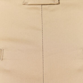 Pantalon large taille haute beige femme