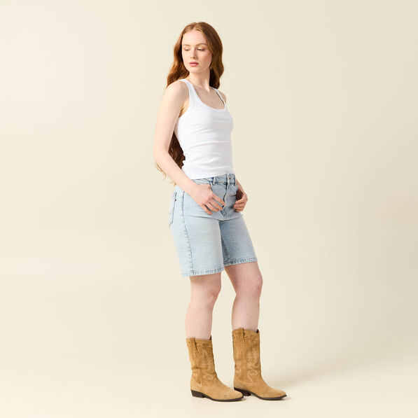 Débardeur sans manches blanc femme