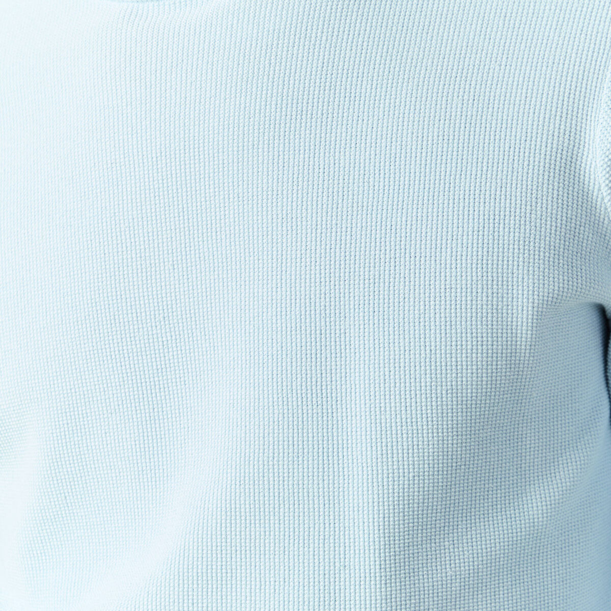 Pull fin col rond manches longues bleu ciel homme