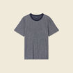 T-shirt manches courtes bleu marine homme