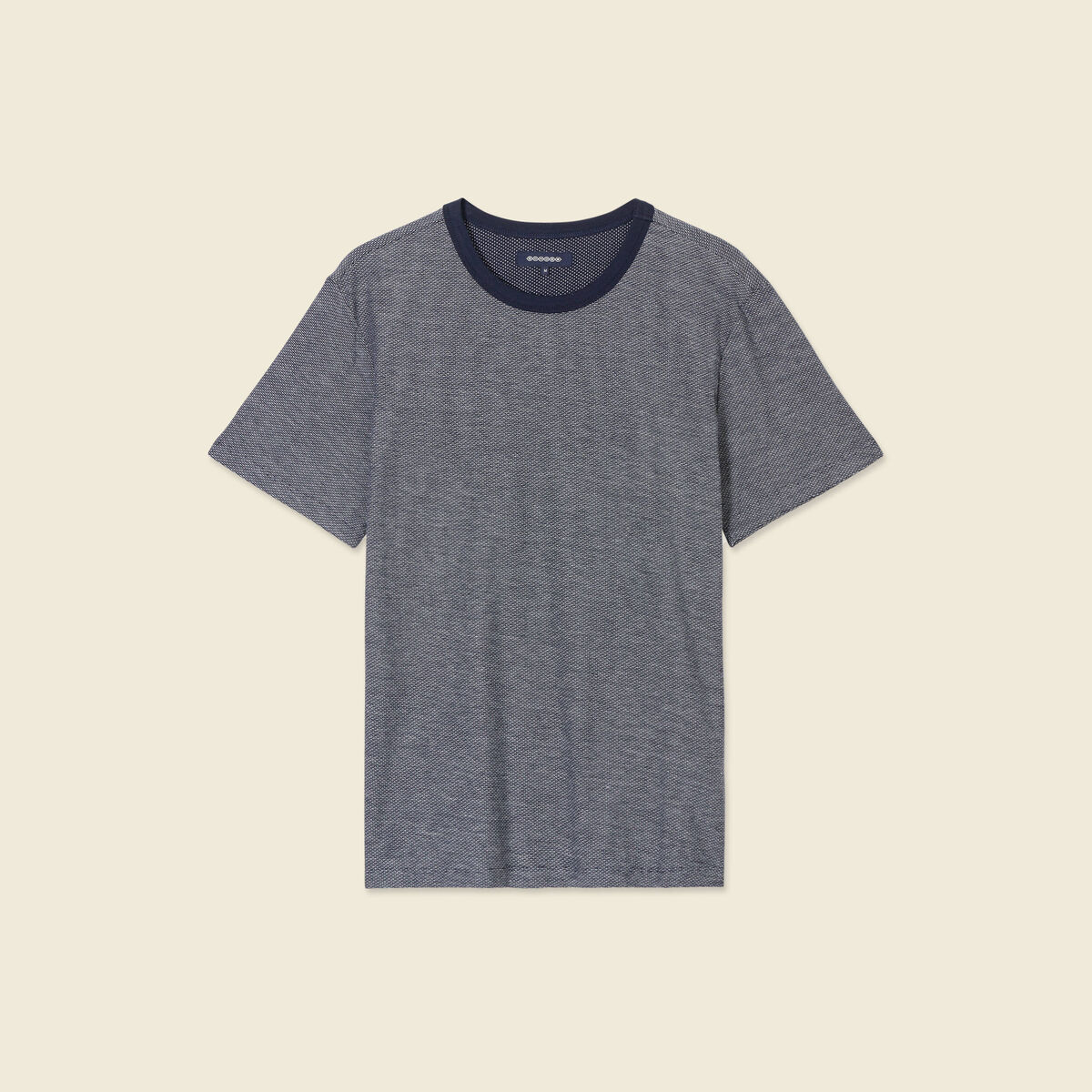 T-shirt manches courtes bleu marine homme