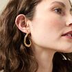 Boucles d'oreilles créoles couleur or femme