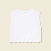 T-shirt éco-responsable blanc femme