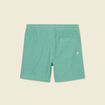 Short droit avec cordon vert homme