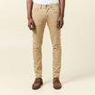 Jeans slim éco-responsable beige homme