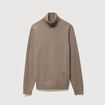 Pull manches longues vert kaki homme