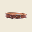 Ceinture en cuir marron homme