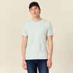 T-shirt éco-responsable bleu gris homme