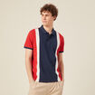 Polo manches courtes orange foncé homme