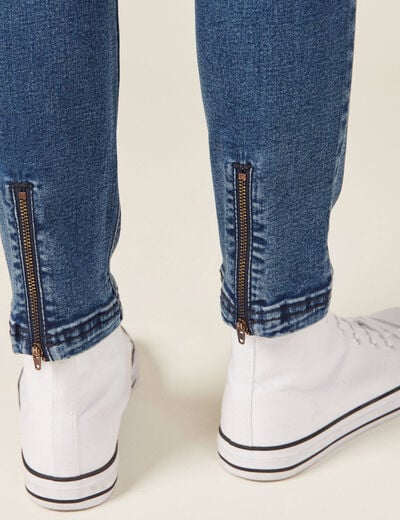 Jeans slim éco-responsable denim stone femme