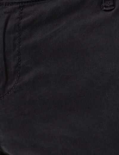 Chino 7/8&egrave;me taille standard bleu fonc&eacute; femme