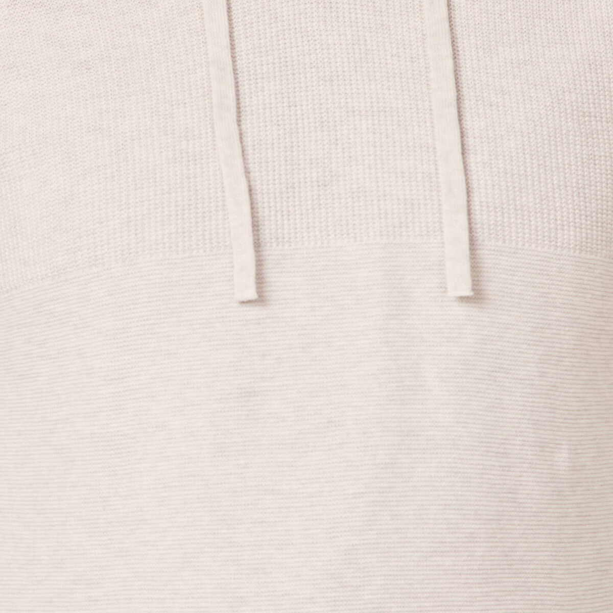Pull à capuche ecru homme