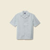 Chemise boyfriend manches courtes vert clair homme