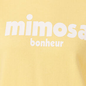 sweat eco responsable jaune fluo femme Sweat éco-responsable jaune fluo femme