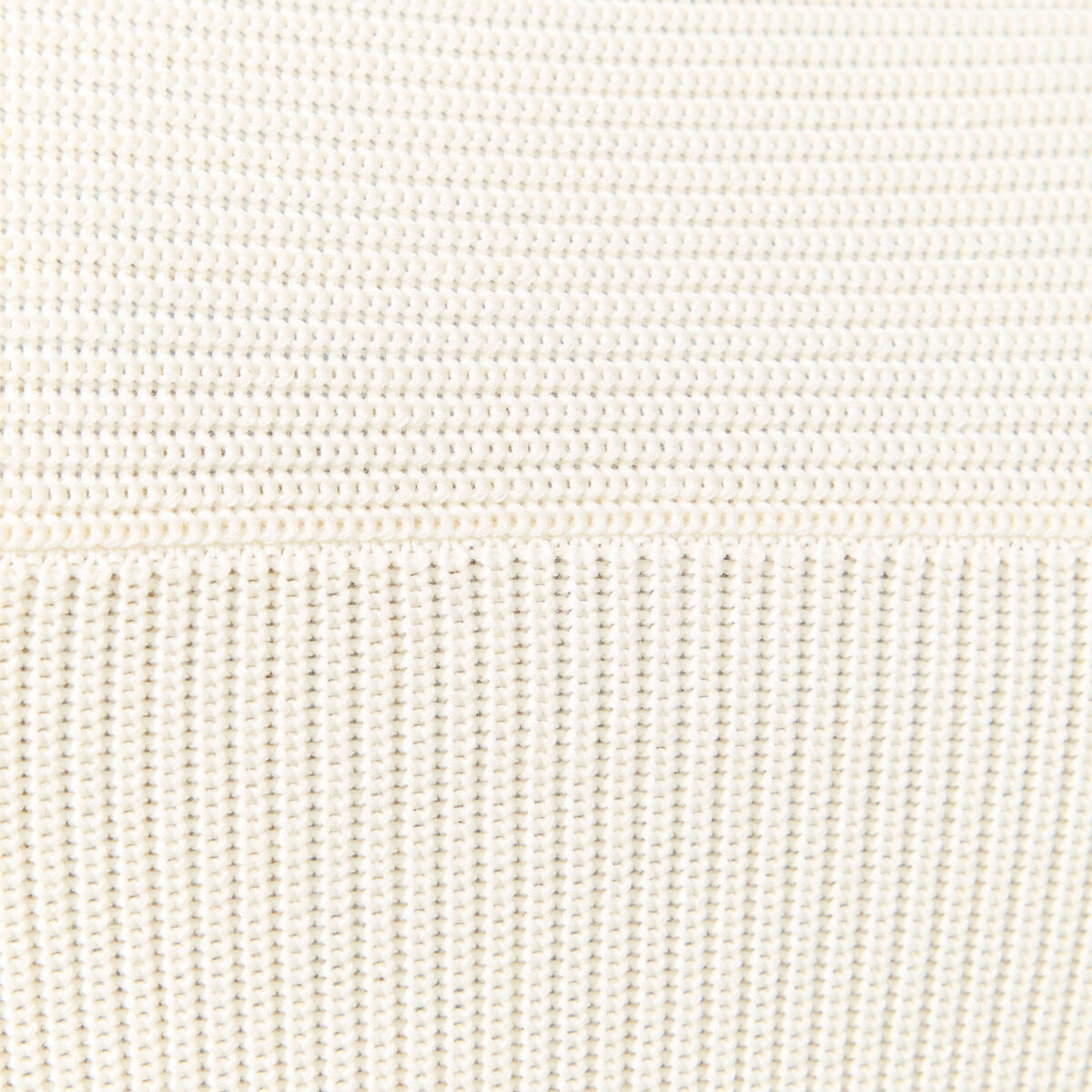 Polo manches longues ecru homme