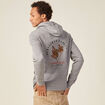 Sweat manches longues gris foncé homme