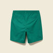 Bermuda en coton vert &eacute;meraude homme
