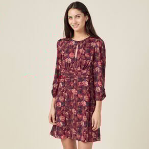 robe droite manches 34 noir femme Robe droite manches 3/4 noir femme