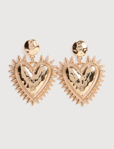 Boucles d'oreilles couleur or femme