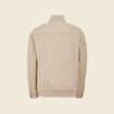 Blouson droit zipp&eacute; sable homme